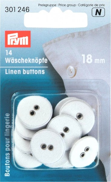 Prym Wäscheknöpfe Leinen