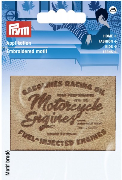 Prym Applikation Label Motorcycle für Jeans