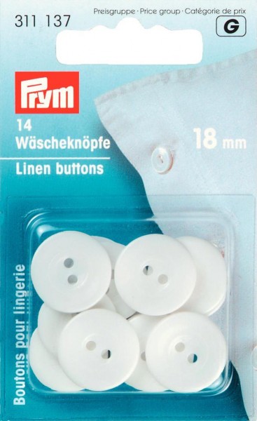 Prym Wäscheknöpfe Kunststoff