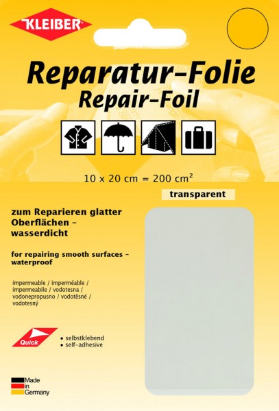 Kleiber Reparatur-Folie selbstklebend