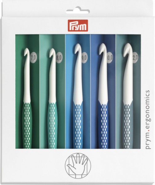 Prym Wollhäkelnadel-Set Ergonomics 5 Stück