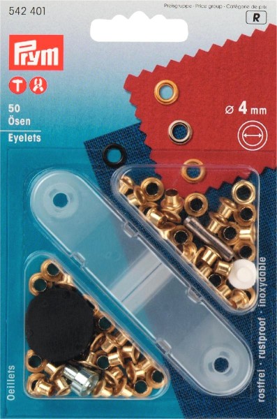 Prym Ösen 4 mm, 50 Stück