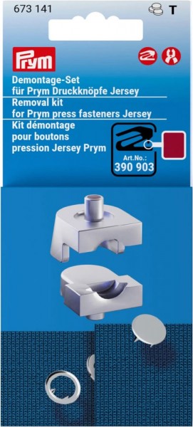 Prym Demontage-Set für Druckknöpfe Jersey