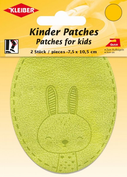 Kleiber Kinder Patches Hase, 2 Stück