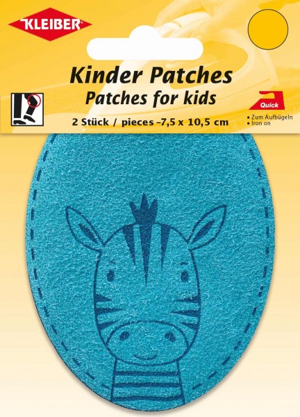 Kleiber Kinder Patches Zebra, 2 Stück