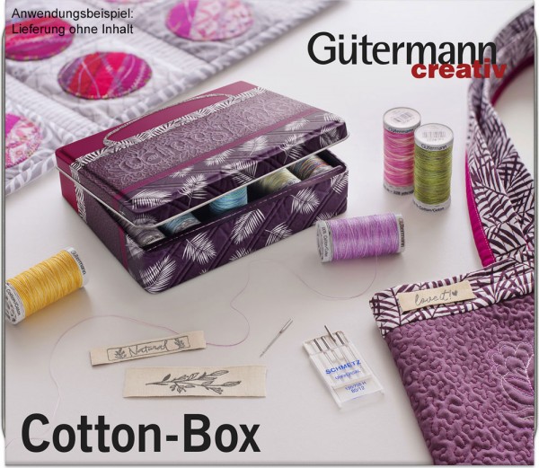 Gütermann Nähgarn-Box Cotton 30, 12 x 300 m, Baumwolle