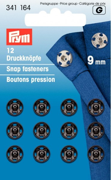 Prym Annähdruckknöpfe Metall 6 - 21 mm