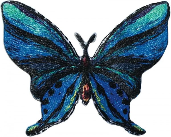Prym Applikation Schmetterling blau/schwarz
