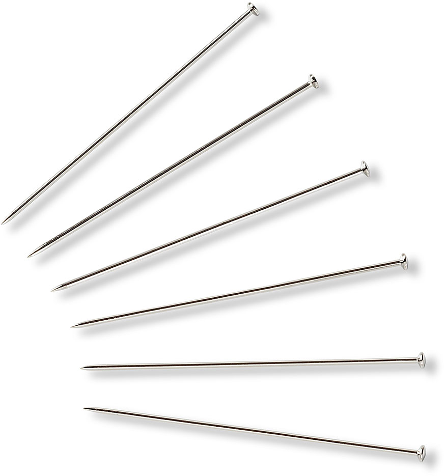 Stahlstecknadeln extra fein 500 g | Tappert Kurzwaren