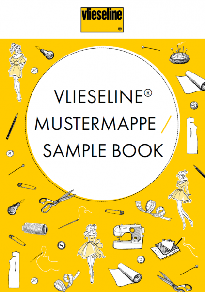 Vlieseline Mustermappe mit Griffproben Musterbuch