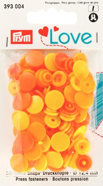 Prym Love Color Snaps Rund, 30 Stück