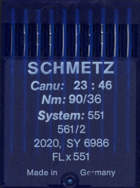Maschinennadeln Schmetz 551