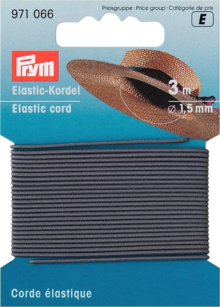 Prym Elastic-Kordel 1,5 mm, 3 m