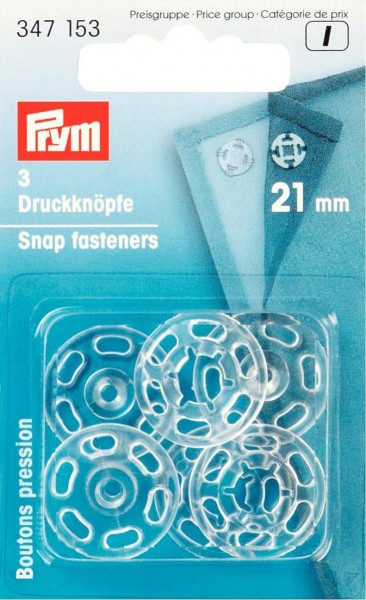 Prym Annähdruckknöpfe Kunststoff