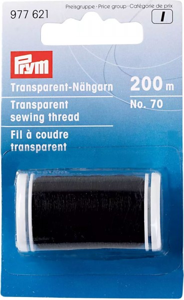 Prym Nähgarn transparent 200 m dunkel
