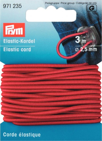 Prym Elastic-Kordel 2,5 mm, 3 m