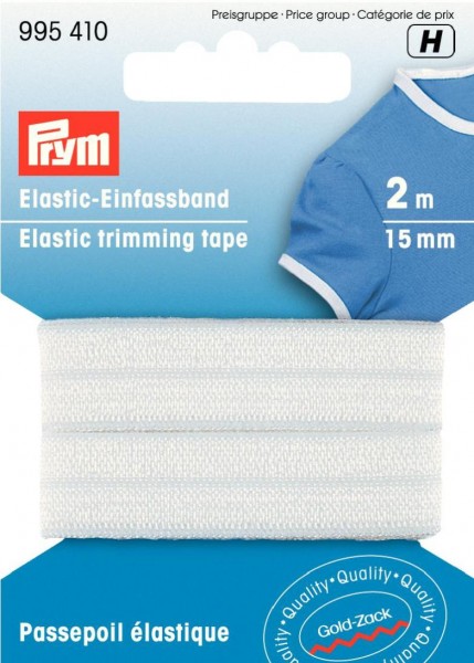 Prym Elastic-Einfassband 15 mm, 2 m