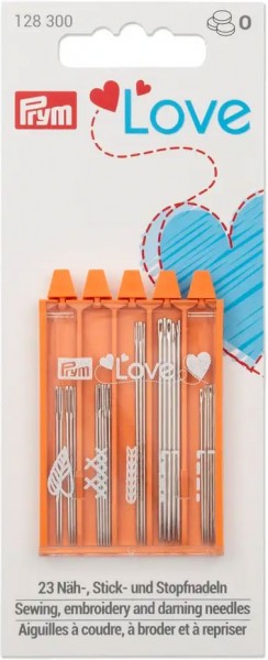 Prym Näh- Stick- und Stopfnadeln Love, 23 Stück