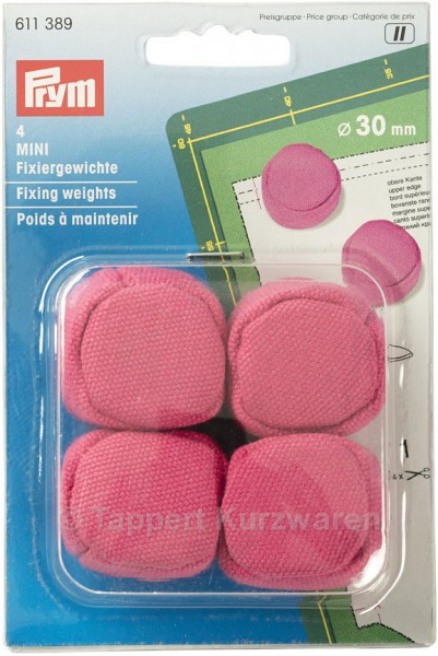 Prym Fixiergewichte Mini 30 mm, 4 Stück