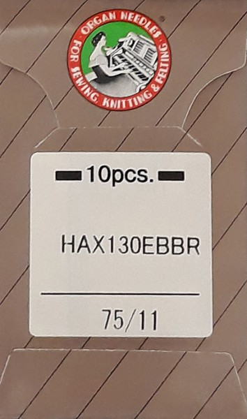 Maschinennadeln Organ 130/705 HAx130 EBBR