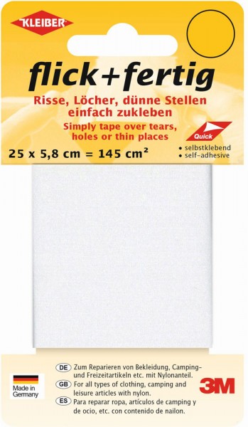 Kleiber flick + fertig Flicken