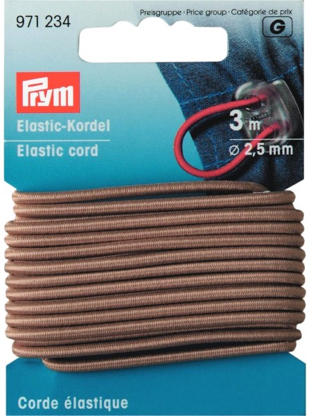 Prym Elastic-Kordel 2,5 mm, 3 m