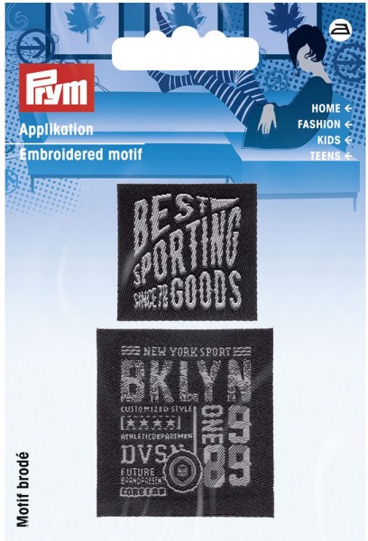 Prym Applikationen Labels Sporting + BKLYN