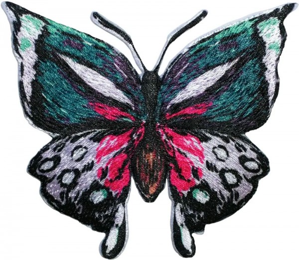 Prym Applikation Schmetterling grün/pink