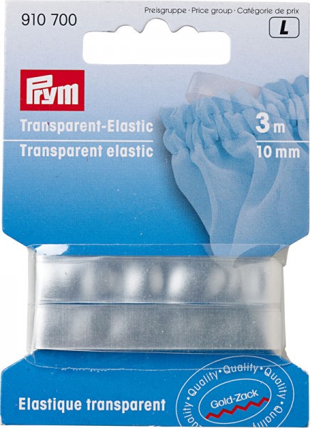 Prym Transparent-Elastic 10 mm, 3 m