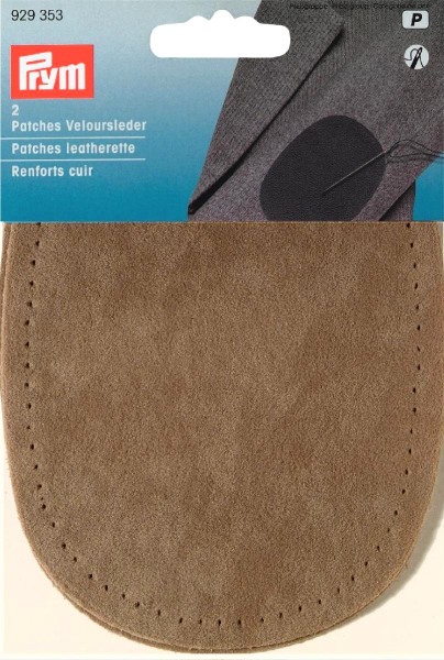 Prym Patches Veloursleder 14 x 10 cm, 2 Stück