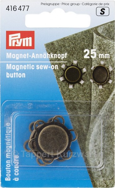 Prym Magnet-Annähknopf 25 mm